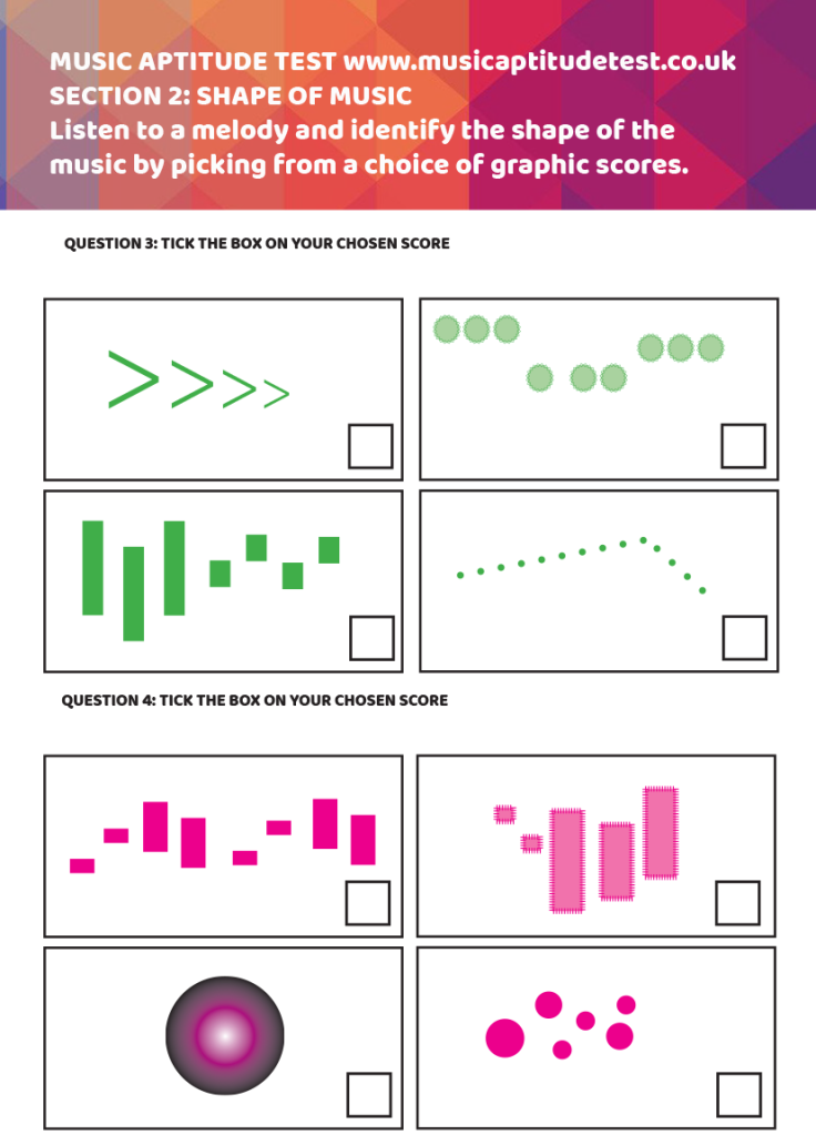 Graphic Scores For Music Aptitude Test Training Helping You Prepare For The 2023 Music